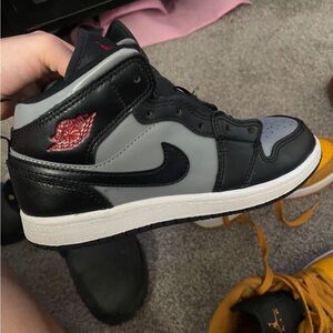 Air Jordan 1s Black and Grey